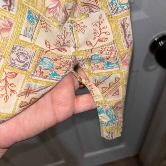 TORI RICHARD Short Sleeve Button Down Sz L​​ - Picture 4 of 5